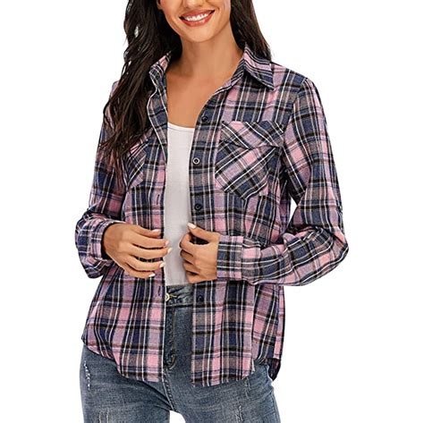 YEJIMAN Purple Shirt Women, Polyester,Cotton Plus Size Tunic Tops For ...