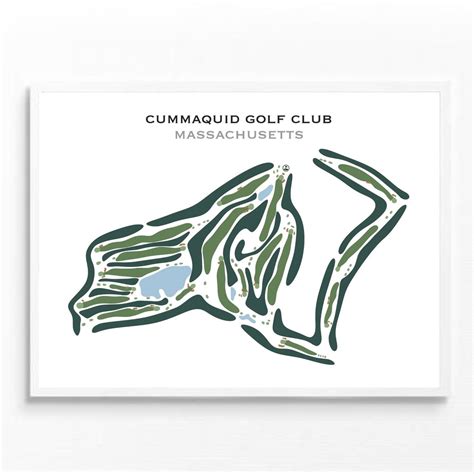 Cummaquid Golf Club, MA | Golf Course Map, Golf Map, Golfer Gift for ...