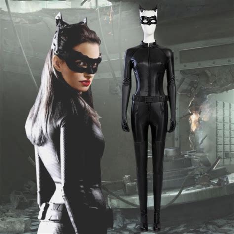 Takerlama Catwoman Anne Hathaway Cosplay Costume The Dark Knight Rises ...