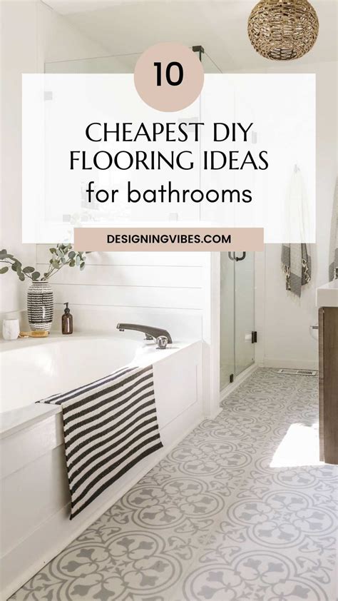 Diy Bathroom Floor Options
