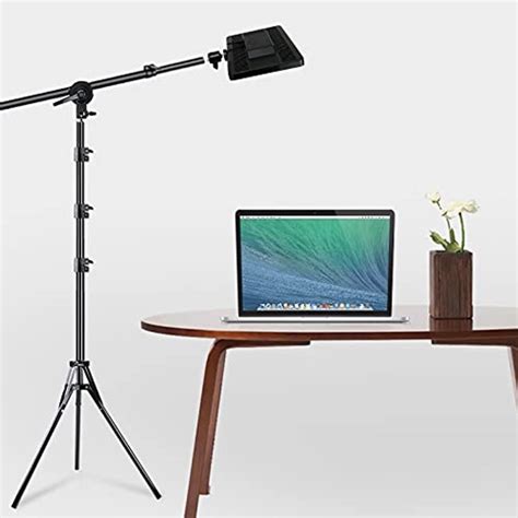 GIFTMAX 11 inch LED Panel Video Light Kit with Boom Arm for YouTube ...