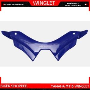 BIKER SHOPPEE WINGLET FOR YAMAHA MT15 (BLUE) Bike Fairing Kit Price in ...
