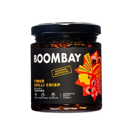 Boombay Timur Chilli Crisp Topping – Greend - The Vegan Store
