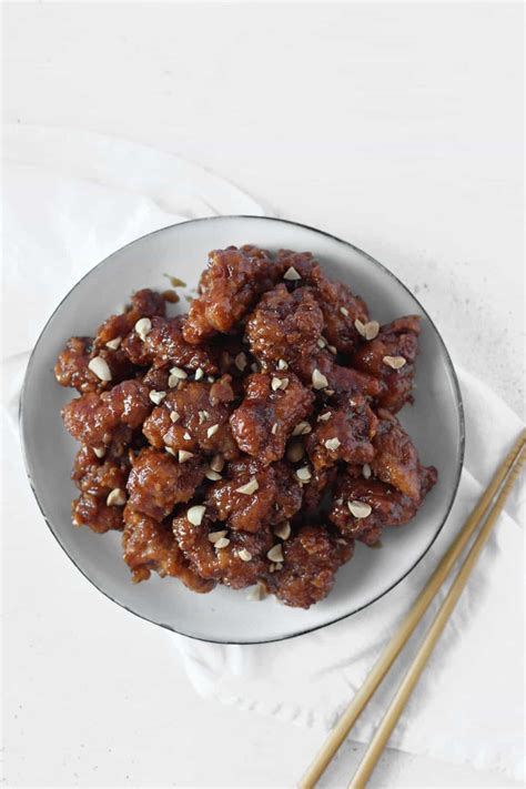 Soy Garlic Korean Fried Chicken - Dakgangjeong (Extra Crunchy) - That ...