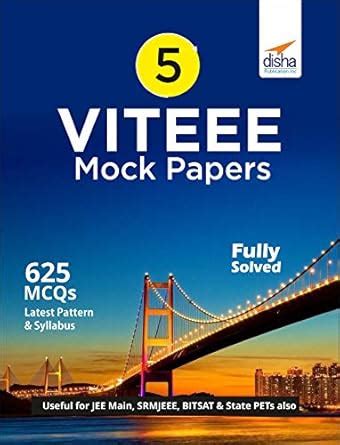 5 VITEEE Mock Papers eBook : Disha Experts: Amazon.in: Kindle Store