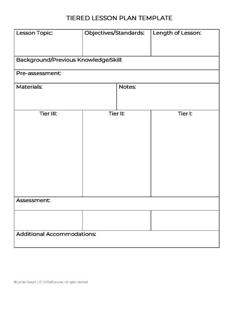 Image result for Tiered Lesson Examples