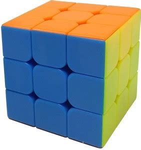 Parteet New High Stability Stickerless - 3X3X3 Speed Cube, Multi Color ...