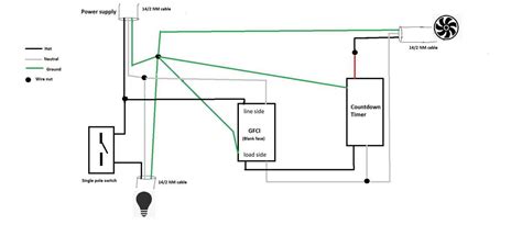 Image result for How to Wire Extractor Fan with Timer