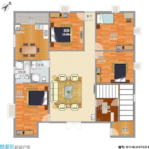 上海美式风格48平米设计方案 小户型一室改两室_装信通网