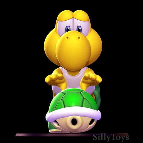 Koopa Troopa - Mario 3D Print Model by SillyToys