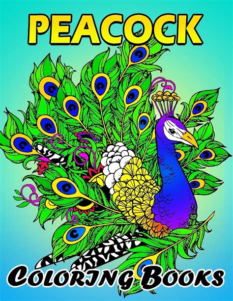 Beautiful Peacock Coloring Book for Adults: Easy, India | Ubuy