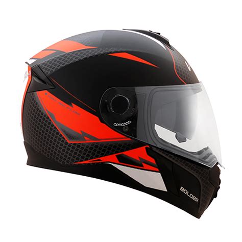 Vega Ryker DV Bolder Helmet - Dull Black Orange – Motorizzr