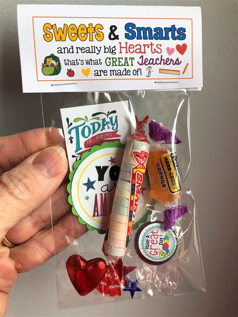 Teacher welcome back gifts goodie bags – Artofit