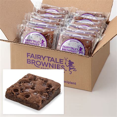 12 Bulk Chocolate Chip Brownies | Fairytale Brownies