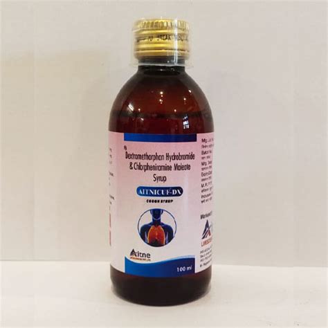 Dextromethorphan HBR + Chlorpheniramine Maleate Syrup 100ml Dermiderm