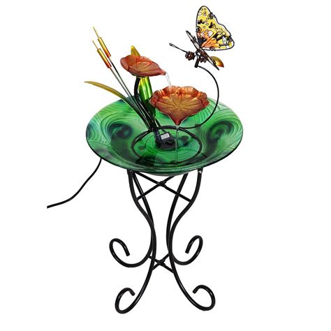 Wonderland Leaves and Butterfly Fountain with Stand & Motor (Home Decor ...