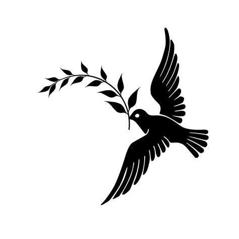 Flying Dove Silhouette Free Stock Photo - Public Domain Pictures