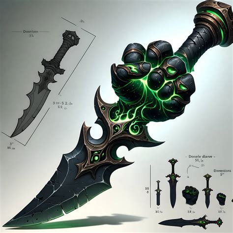 Fel Dagger of the Ironfist by Poompatv on DeviantArt