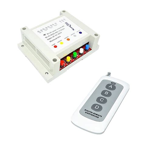 2.4 GHz ESP8285 433 Mhz 4 Channel RF Transmitter, Dual Mode Wireless ...