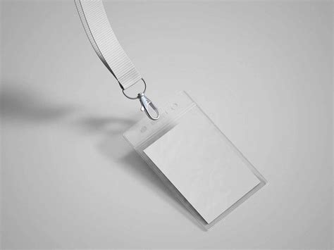 Lanyard Name Tag Mockup