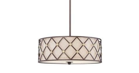 Quoizel BWL2817CC Brown Lattice 3 Light 17" Wide Pendant | Ferguson Home