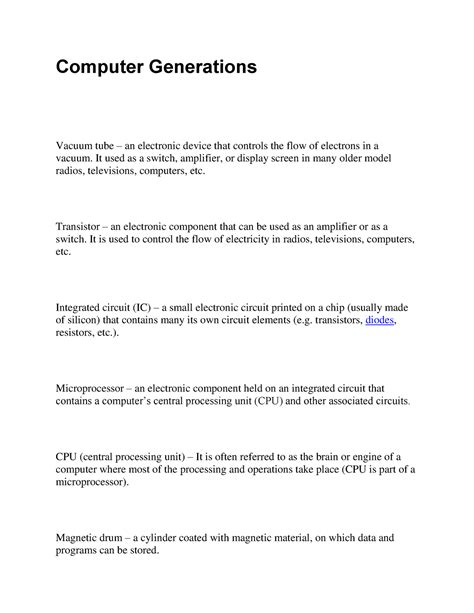 Image result for Computer Generations History