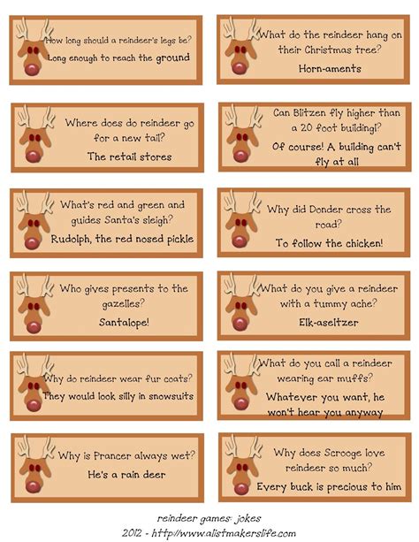 Printable Christmas Jokes And Riddles