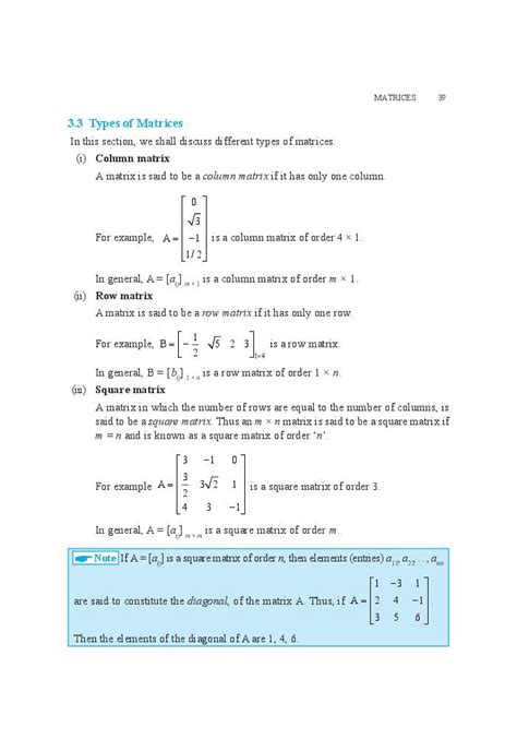 Image result for Class 12 Maths Chapter Matrices