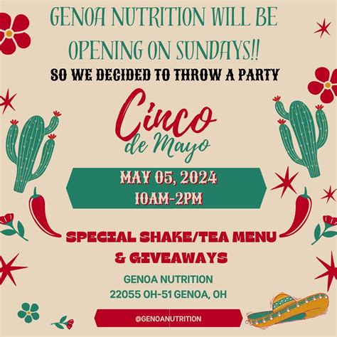 Cinco De Mayo Sunday , 22061 State Route 51, Genoa, OH, United States ...