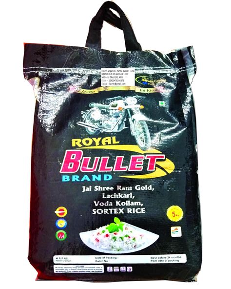 ROYAL BULLET RICE 5 KG - HMT (Ilavrth Organics) (KOLAM RAW RICE 5 KG ...