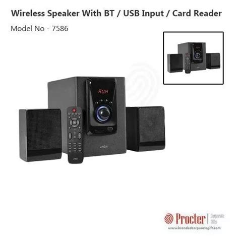 ARTIS MS201 2.1CH WIRELESS SPEAKER WITH BT / USB INPUT / CARD READER ...