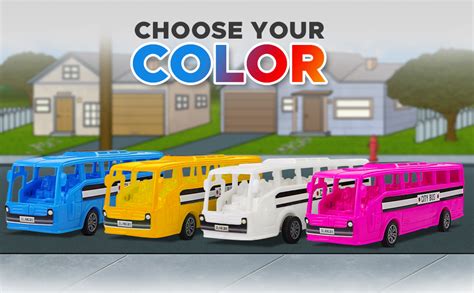 NHR Plastic Friction Powered Toy Bus for Kids, Toy Bus, Bus Toy, Toy ...