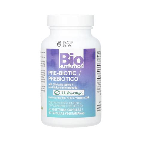 Bio Nutrition, Pre-Biotic, 60 Vegetarian Capsules – Maple Herbs