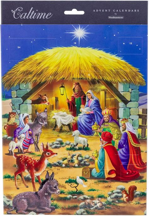 Christmas Advent Calendar Bethlehem Nativity Scene | Religious Advent ...