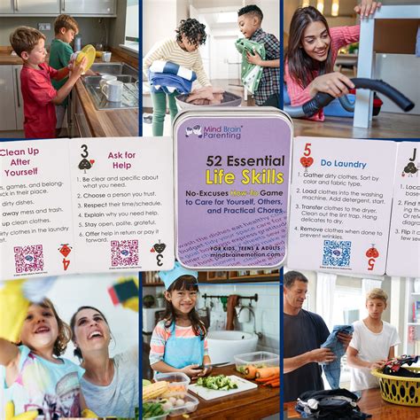 GetUSCart- 52 Essential Life Skills: No-Excuses Game to Teach Kids, Teens & Adults How To Care ...