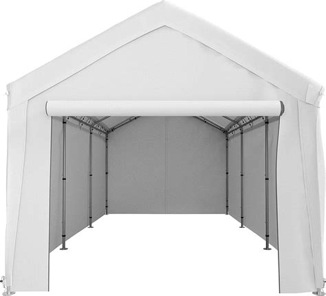 Buy VEVOR 10 x 20 ft Carport Car Canopy, Heavy Duty Garage Shelter with ...