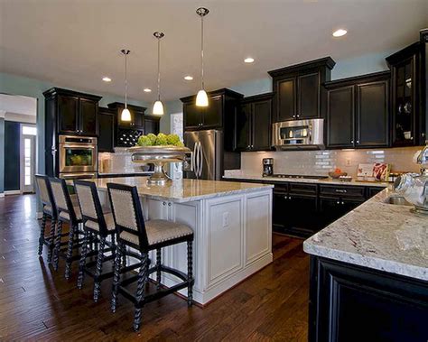 Black Kitchen Cabinets Design Ideas