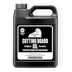 WALRUS OIL - Cutting Board Oil and Wood Butcher Block Oil, 32 oz Jug ...