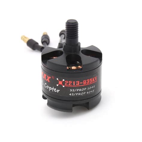 EMAX: MT2213 935KV Brushless DC Motor for Drone – Black Cap (CW) With