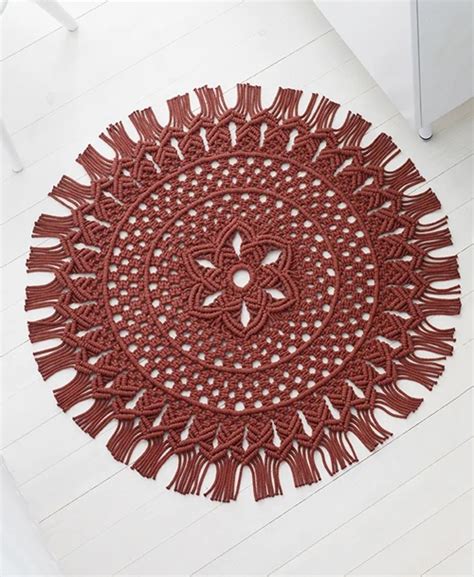 Macrame Round Rugs Patterns 的图像结果
