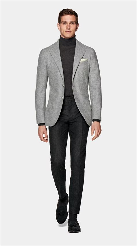 Light Grey Havana Blazer | Pure Wool Single Breasted | SUITSUPPLY US ...
