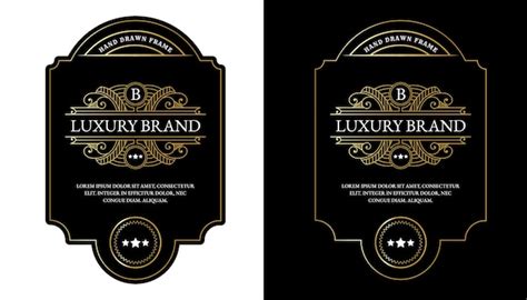 Whiskey labels with logo typography for beer whiskey alcohol drinks ...