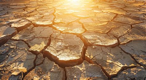This striking image highlights the severe effects of prolonged droughts and climate change ...