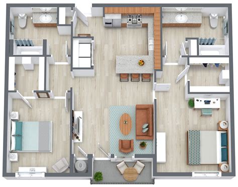 Floor Plans & Map - 10 West Apartments in Kennewick WA