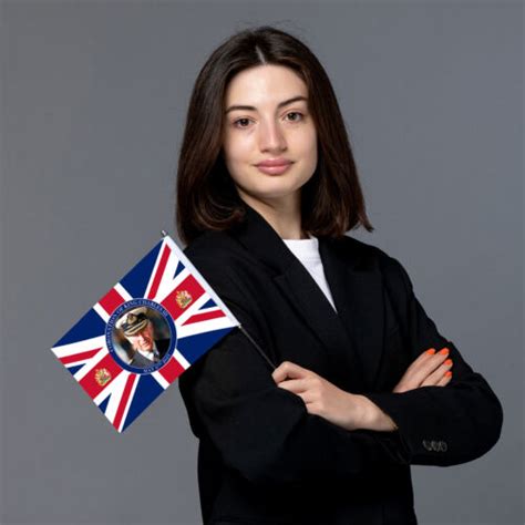 Union Jack Flags Small Hand Held Waving King Charles | Ubuy India