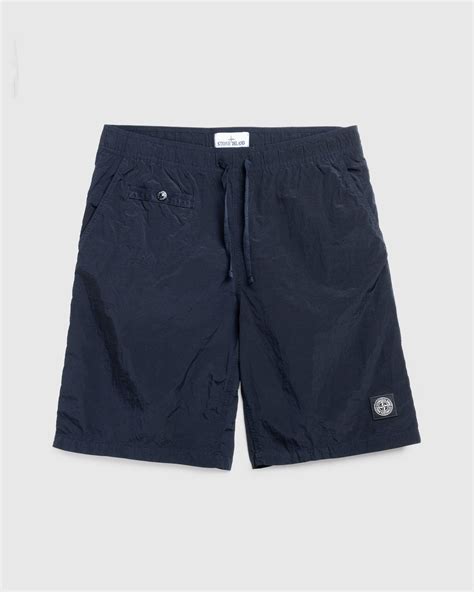 Stone Island – Nylon Metal Swim Shorts Navy Blue | Highsnobiety Shop