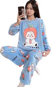 Lugo Women Printed Blue Night Suit Set Price in India - Buy Lugo Women ...