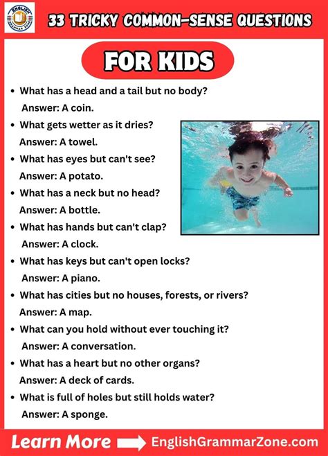 Image result for Common-Sense Questions with Answers