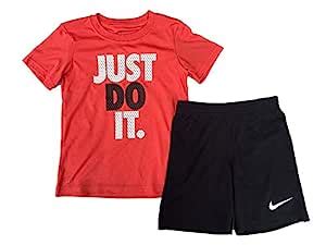 Nike Just Do It Little Boys Two Piece Tee Shirt and Shorts Set Max ...