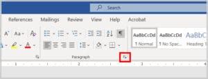 Image result for Tabs Dialog Box Word
